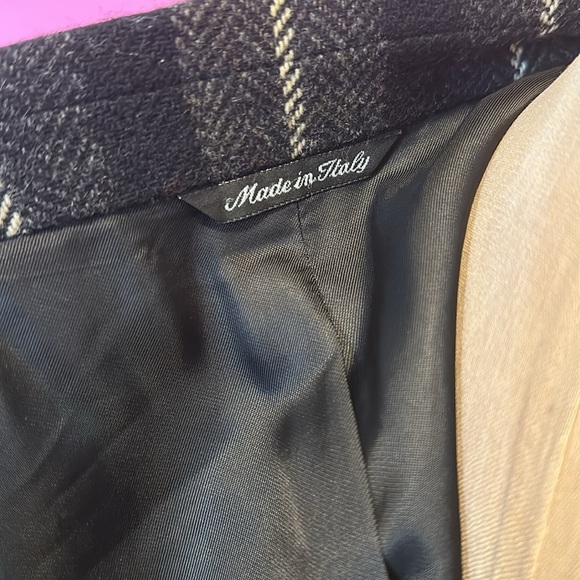 Moschino Cheap Chic Mean's Gray Black Wool Blazer - Picture 11 of 14